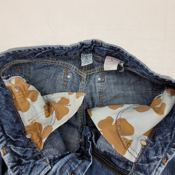 Vintage Lucky Brand Jeans Women's 2 Blue Wild Child Mid-Rise Boot Cut Slit USA - Picture 8 of 16